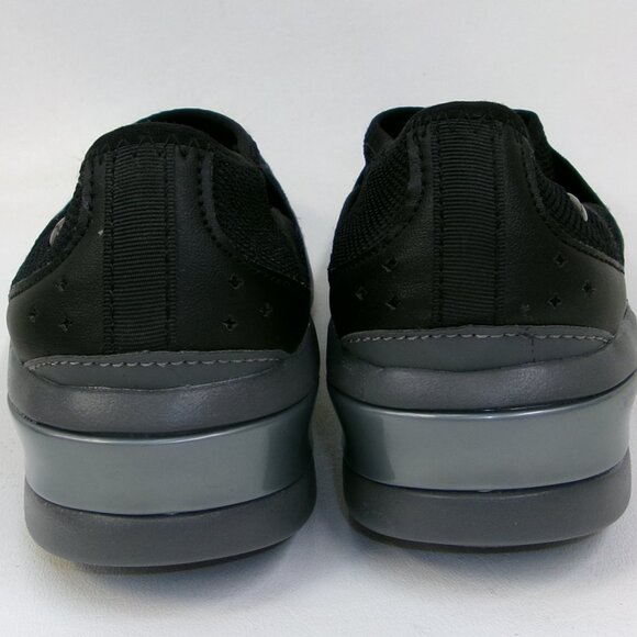 Natural Sport Women's Peep Toe Stretchy Black Sandals Slip On Shoes 8.5 M - Picture 4 of 6